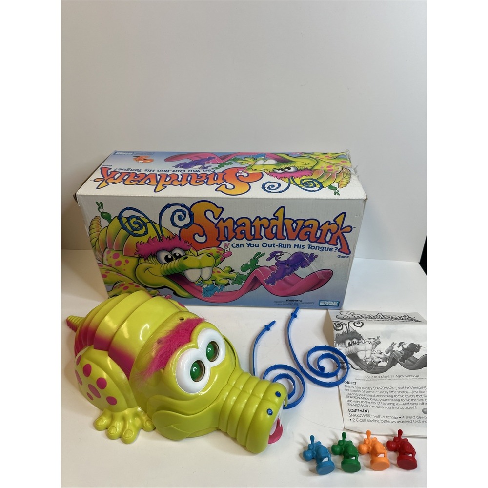 Snardvark Game Parker Brothers 1992 Vintage Game Complete